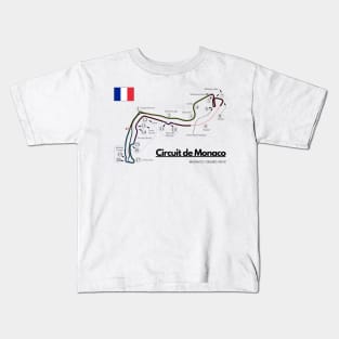 Circuit de Monaco F1 Track Monaco Kids T-Shirt